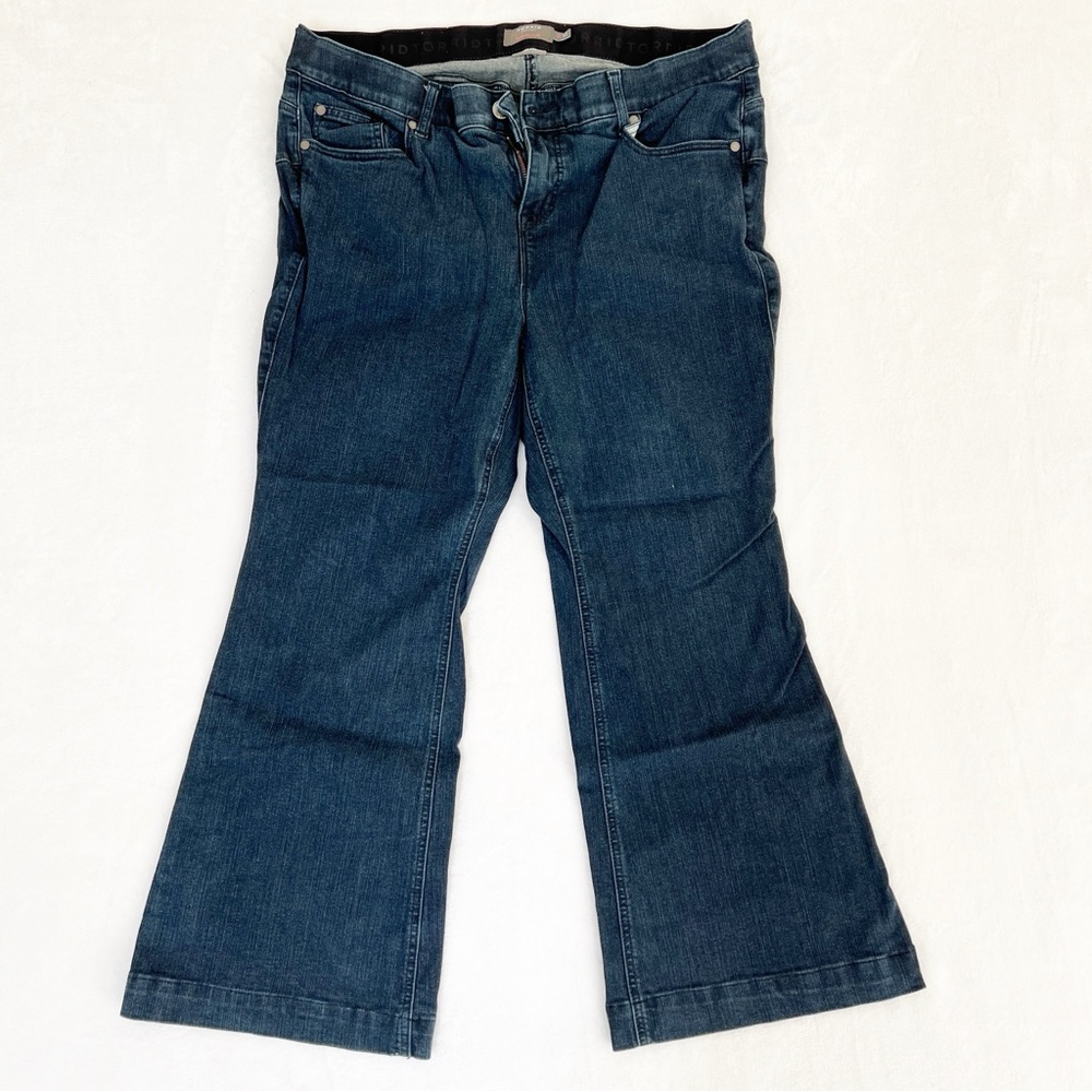 Torrid Bombshell Flare Jeans 20S Dark Blue Stretchy Jeans